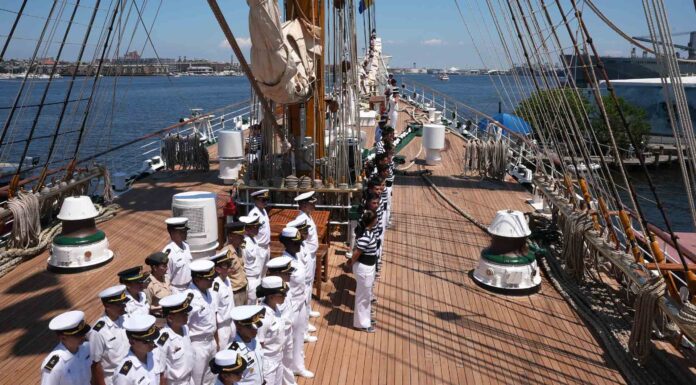 LA FRAGATA ARA “LIBERTAD” ZARPÓ DE BALTIMORE Y CONTINÚA SU VIAJE DE INSTRUCCIÓN RUMBO A NUEVA YORK
