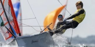 HISTÓRICO PODIO ARGENTINO EN EL MUNDIAL DE 29ER: FÉLIX LLAURÓ Y LUCAS COZAR, TERCEROS DEL MUNDO