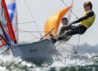 HISTÓRICO PODIO ARGENTINO EN EL MUNDIAL DE 29ER: FÉLIX LLAURÓ Y LUCAS COZAR, TERCEROS DEL MUNDO