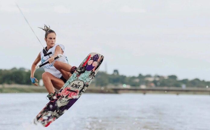 Kite Sur en Posadas - Foto RRSS de Canal 12 de Misiones