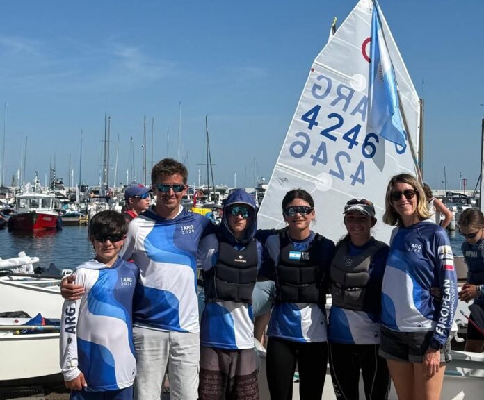 Equipo Argentino en el Campeonato Europeo de Optimist en Polonia - Foto Facebook Asociación Optimist Argentina