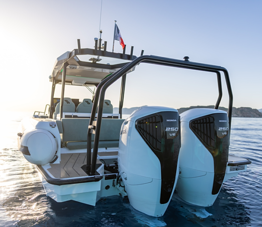 HONDA MARINE RENUEVA SUS MOTORES FUERA DE BORDA V6 CON EL DISEÑO Y LA TECNOLOGÍA DEL BF350