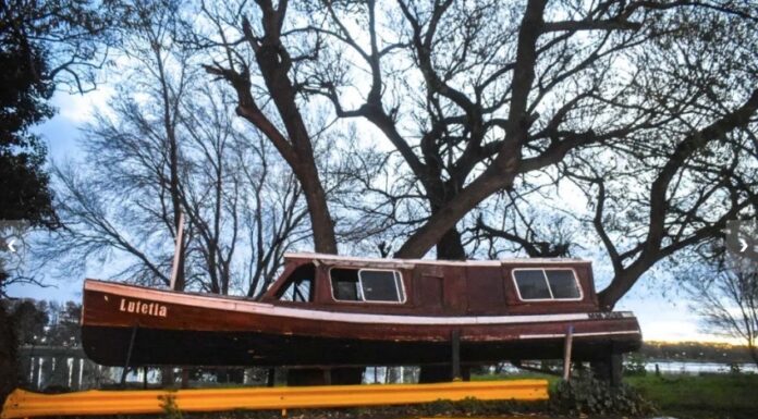 LA HISTÓRICA LANCHA “LUTETIA” SERÁ RESTAURADA Y RECUPERARÁ SU LUGAR COMO PATRIMONIO DE PATAGONES