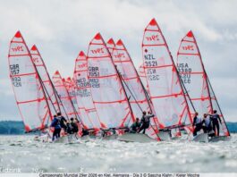 LA DUPLA ARGENTINA CEDIÓ EL LIDERAZGO Y QUEDÓ SEGUNDA EN EL MUNDIAL DE LA CLASE 29ER