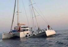 COMPLEJO OPERATIVO DE RESCATE TRAS LA COLISIÓN DE DOS CATAMARANES EN LAS COSTAS DE CÓRCEGA
