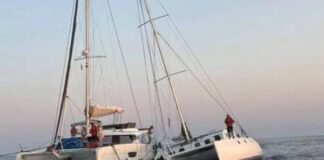COMPLEJO OPERATIVO DE RESCATE TRAS LA COLISIÓN DE DOS CATAMARANES EN LAS COSTAS DE CÓRCEGA