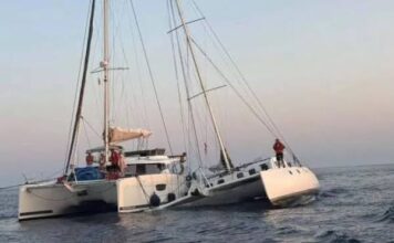 COMPLEJO OPERATIVO DE RESCATE TRAS LA COLISIÓN DE DOS CATAMARANES EN LAS COSTAS DE CÓRCEGA