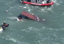 VIDEO – UNA PERSONA MURIÓ Y DOS PERMANECÍAN DESAPARECIDAS TRAS EL HUNDIMIENTO DE UNA EMBARCACIÓN EN SAN FRANCISCO