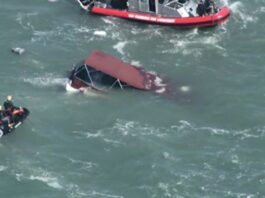 VIDEO – UNA PERSONA MURIÓ Y DOS PERMANECÍAN DESAPARECIDAS TRAS EL HUNDIMIENTO DE UNA EMBARCACIÓN EN SAN FRANCISCO