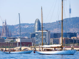 LA PUIG VELA CLÁSICA COMENZÓ EN BARCELONA, AUNQUE EL VIENTO OBLIGÓ A SUSPENDER LA PRIMERA JORNADA