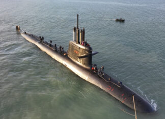 EL SUBMARINO BRASILEÑO HUMAITÁ ARRIBÓ A MAR DEL PLATA PARA PARTICIPAR DEL EJERCICIO FRATERNO XXXIX