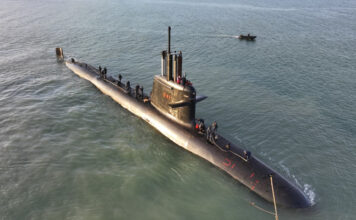 EL SUBMARINO BRASILEÑO HUMAITÁ ARRIBÓ A MAR DEL PLATA PARA PARTICIPAR DEL EJERCICIO FRATERNO XXXIX