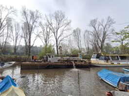 SAN ISIDRO RETIRÓ UNA DRAGA QUE PERMANECÍA ABANDONADA DESDE 2016 EN EL CANAL 33 ORIENTALES