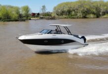 TV – ESTE DOMINGO, ESLORAS PRESENTA EL CANESTRARI 285 CON MOTOR FUERA DE BORDA, UN MERCURY DE 300 HP