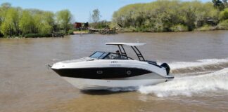 TV – ESTE DOMINGO, ESLORAS PRESENTA EL CANESTRARI 285 CON MOTOR FUERA DE BORDA, UN MERCURY DE 300 HP