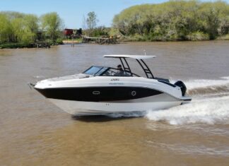 TV – ESTE DOMINGO, ESLORAS PRESENTA EL CANESTRARI 285 CON MOTOR FUERA DE BORDA, UN MERCURY DE 300 HP