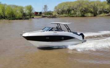 TV – ESTE DOMINGO, ESLORAS PRESENTA EL CANESTRARI 285 CON MOTOR FUERA DE BORDA, UN MERCURY DE 300 HP