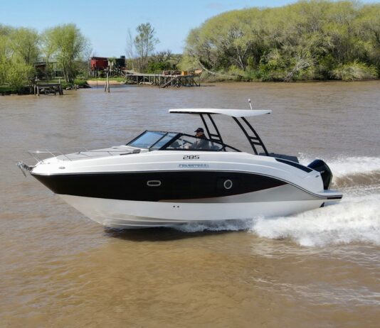 TV – ESTE DOMINGO, ESLORAS PRESENTA EL CANESTRARI 285 CON MOTOR FUERA DE BORDA, UN MERCURY DE 300 HP