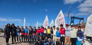 OPTIMIST: SEGUNDO BLOQUE DE ENTRENAMIENTOS DEL EQUIPO ARGENTINO EN MAR DEL PLATA
