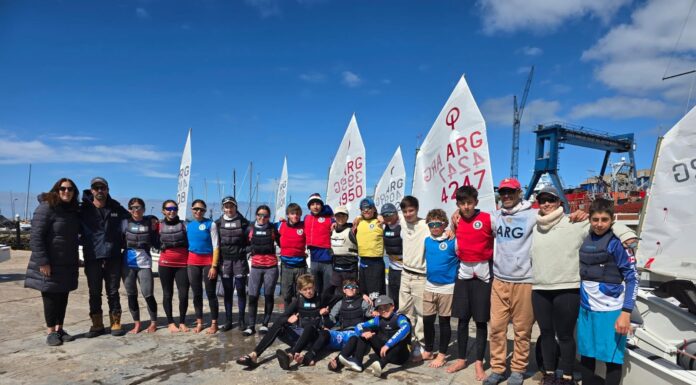 OPTIMIST: SEGUNDO BLOQUE DE ENTRENAMIENTOS DEL EQUIPO ARGENTINO EN MAR DEL PLATA
