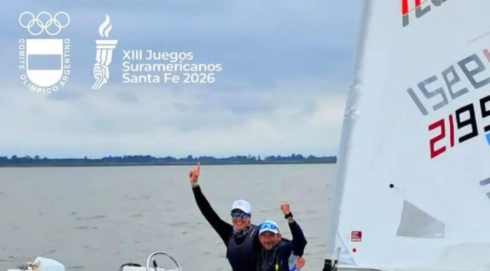 LUCÍA FALASCA, ORO PARA ARGENTINA EN VELA ILCA 6