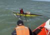 PREFECTURA RESCATÓ A UN WINDSURFISTA QUE NO PODÍA REGRESAR A LA COSTA EN MAR DEL PLATA
