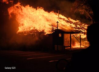 INCENDIO EN EL CLUB NÁUTICO OLIVOS: EL FUEGO AFECTÓ EL SECTOR DE QUINCHOS