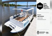 EL CATAMARÁN ELÉCTRICO “GUAYRA” RECIBIÓ EL SELLO DEL BUEN DISEÑO ARGENTINO