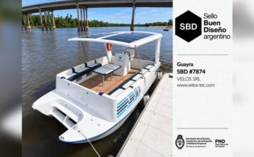 EL CATAMARÁN ELÉCTRICO “GUAYRA” RECIBIÓ EL SELLO DEL BUEN DISEÑO ARGENTINO