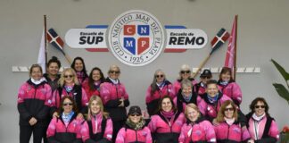 EL CLUB NÁUTICO MAR DEL PLATA RECIBIÓ A LAS ROSAS DEL MAR EN UN EMOTIVO ENCUENTRO POR LA PREVENCIÓN DEL CÁNCER DE MAMA