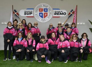 EL CLUB NÁUTICO MAR DEL PLATA RECIBIÓ A LAS ROSAS DEL MAR EN UN EMOTIVO ENCUENTRO POR LA PREVENCIÓN DEL CÁNCER DE MAMA