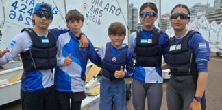 ARGENTINA SE QUEDÓ CON LA MEDALLA DE PLATA EN EL SUDAMERICANO DE OPTIMIST POR EQUIPOS
