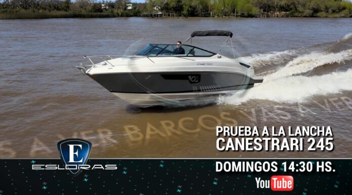 TV – LA CANESTRARI 245 EXPRESS CRUISER, PROTAGONISTA DE UNA NUEVA EDICIÓN DE ESLORAS