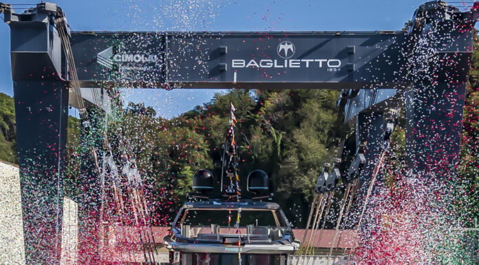 BAGLIETTO BOTÓ EL NOVENO YATE DE LA SERIE T52: EL CASCO 10261 YA ESTÁ EN EL AGUA